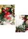 Large Christmas Wreath for Door or Wall, Garland Christmas Home Decoration (Red Ribbon)