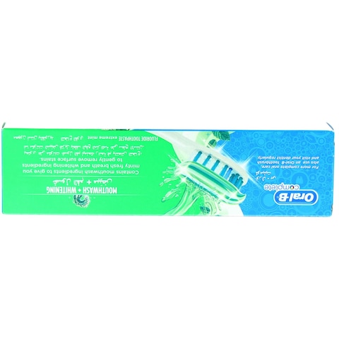 Oral-B Toothpaste Complete Herbal Fresh + Strong Teeth With Mint &amp; Lime Extract  100ml