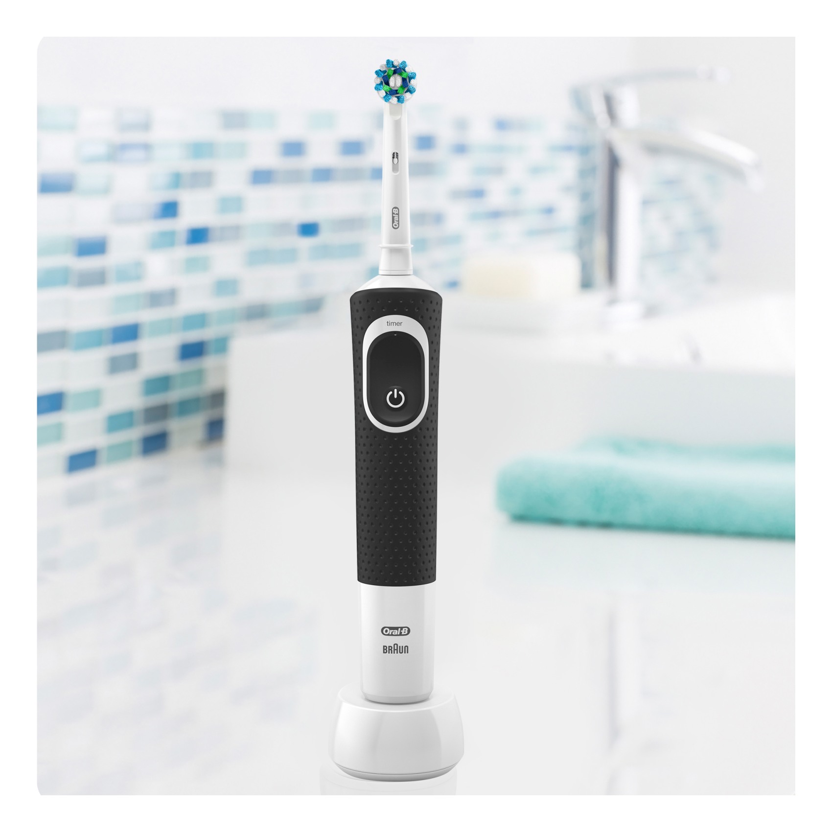 Oral-B Vitality 300 Protect X Clean Rechargeable Toothbrush D103.413.3 Black