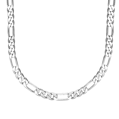 Shining Jewel - Plain Silver Link Chain 24-Inch SJ-212701