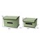 DEO KING 2 Piece Foldable Cloth Storage Box Green