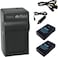 DMK Power 2 x EN-EL14 Battery 1030mAh 7.7Wh with TC600C Battery Charger Compatible with Nikon D5600 D5500 D5200 D5300 D5100 D3400 D3300 D3200 D3100 Coolpix P7000 P7100 P7200 P7700 P7800 Cameras