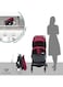 Moon Compact - Cabin Stroller, Dark Red