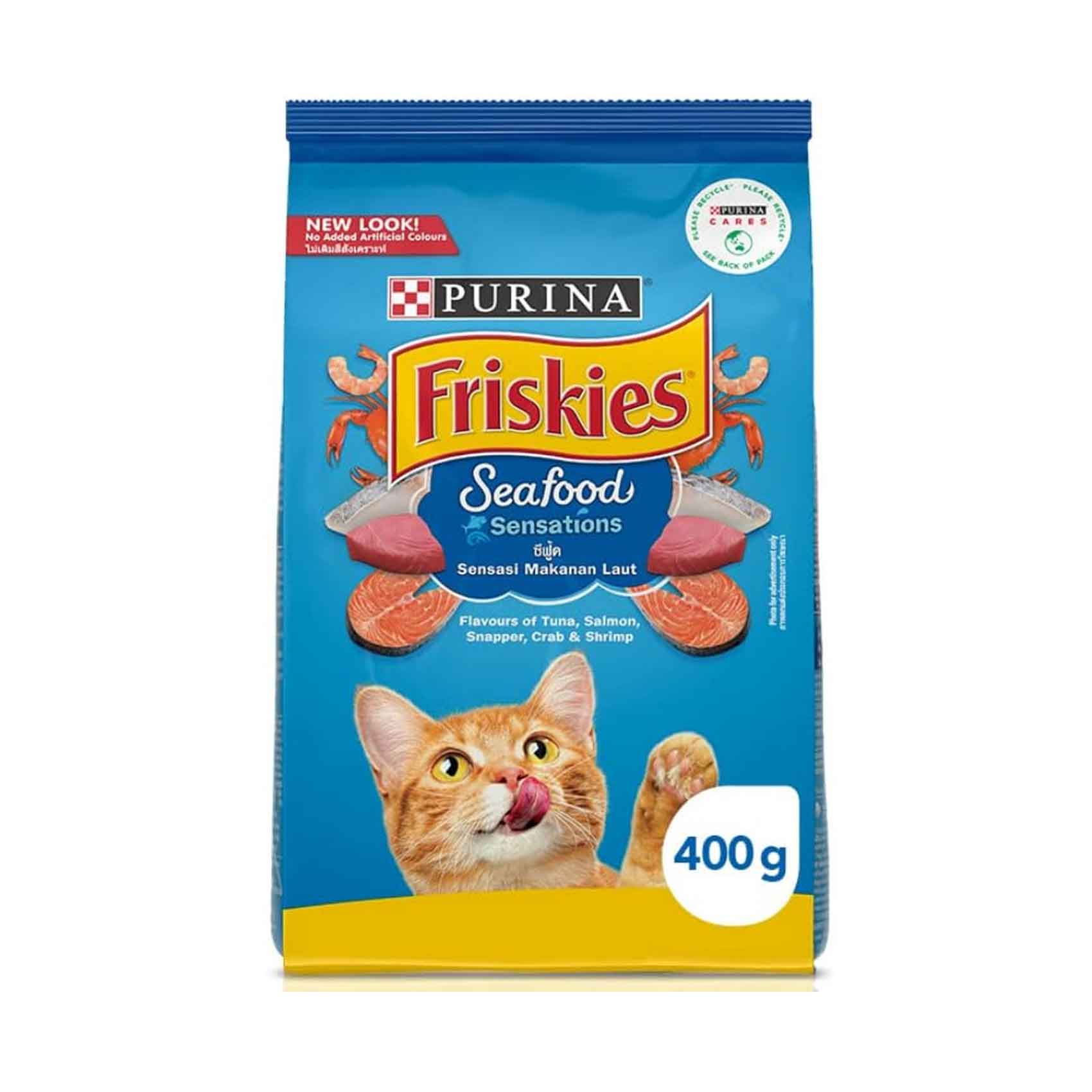 Buy Purina Friskies Seafood Sensations Adult Cat Food 400g Online