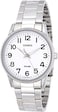 Casio - Men's White Dial Stainless Steel Band Watch - MTP-1303D-7BVDF 40 mm