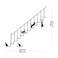 StickieArt - Playful Cats on Stairs Wall Decal - Large - 60 x 90 cm - STA-190