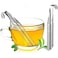 Stainless Steel Tea Strainer Tea Diffuser Single Cup Travel Tea Set Small Fine Mesh Tea Strainer Stick with Hook Long Handle Tobacco Tube Tea Maker For Rose Tea, Coffee, Spices