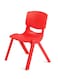 Generic Durable Junior Kindergarten Study Chair Red