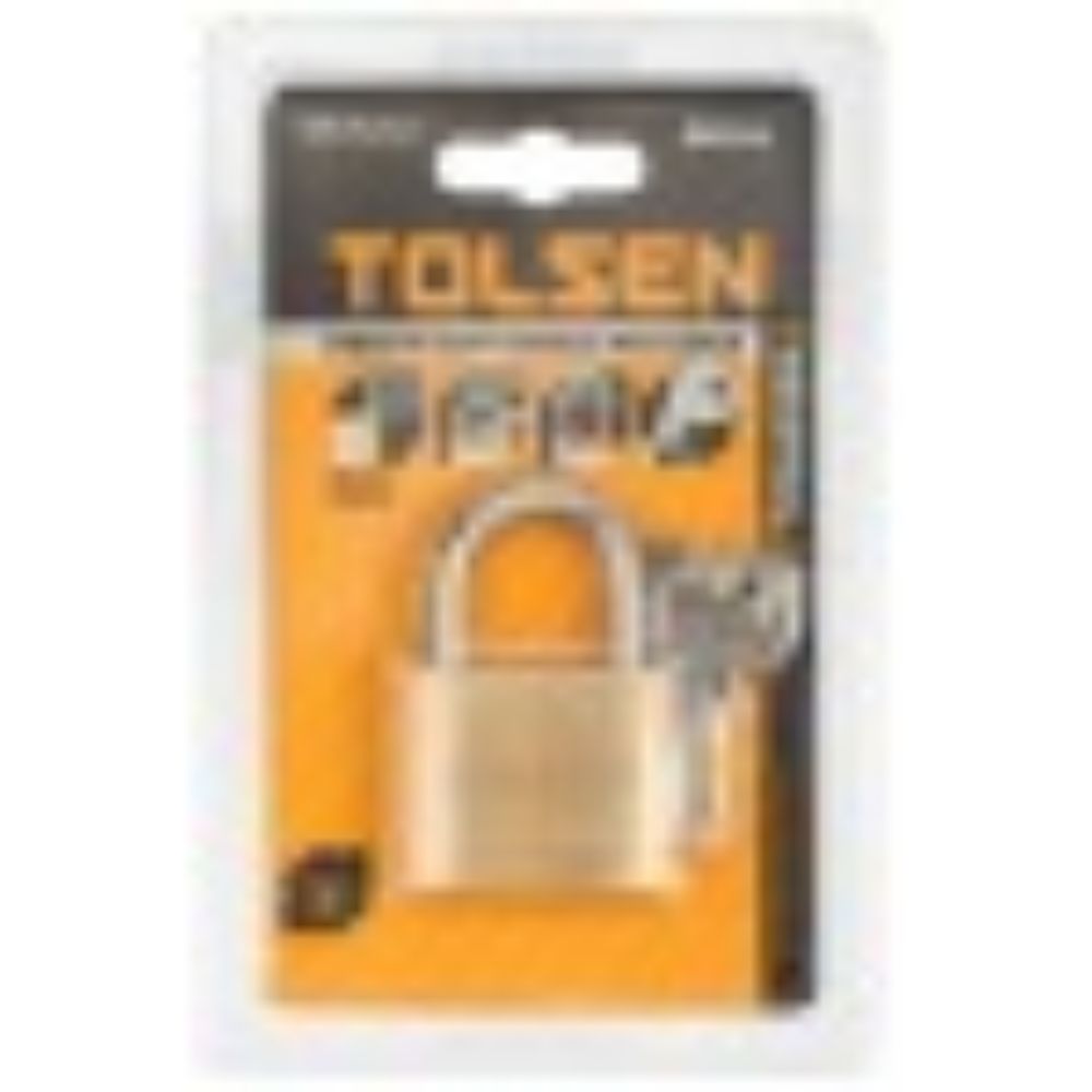 Tolsen Padlock, 55116, 60MM, Brass