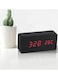 Generic - LED Alarm Clock Black 17x9x5.5centimeter