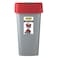 Addis Plastic Swing And Lift Bin 25L Redgrey