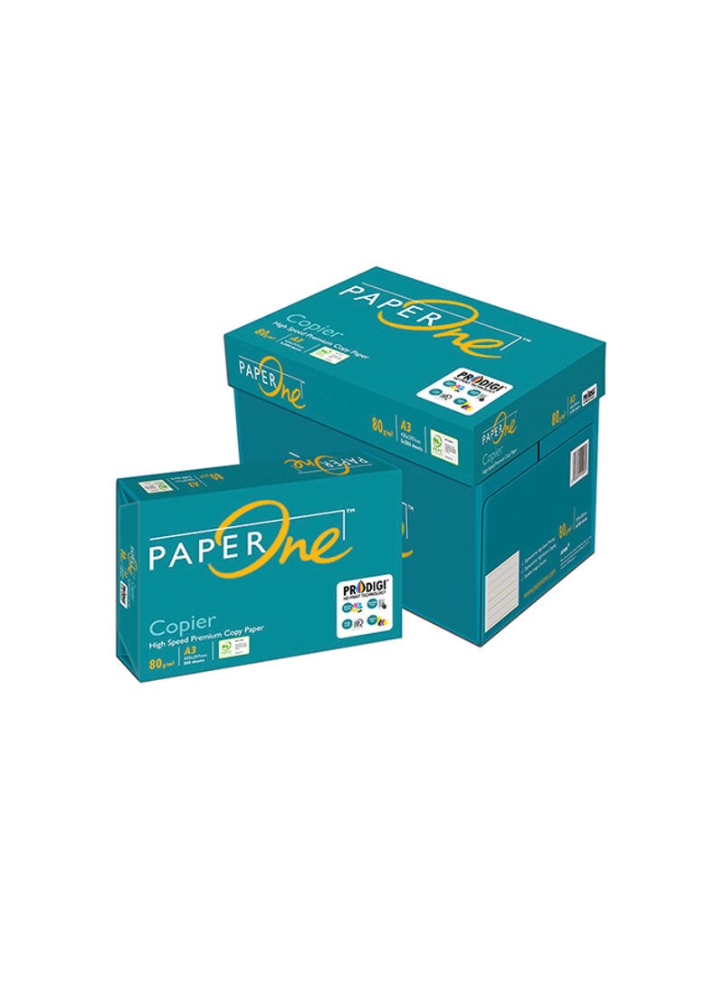 Buy PaperOne Copier Premium Copy Paper, 80 GSM, A3 Size, 5 Reams Per ...