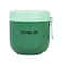 Eazy Kids Steel Lunch Box with Folding Spoon- Green