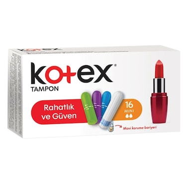 Kotex Mini Tampons 16 Pieces