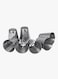 Generic - 7-Piece Russian Icing Piping Nozzles Set Silver
