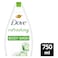 Dove Go Fresh Refreshing Body Wash For Skin Nourishing, Cucumber And Green Tea 750ml