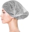 Lavish Disposable Bouffant Hair Net Kitchen Bathroom Cafeteria Restaurant Elastic Cap, White, 100Pc