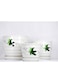 vsell24&nbsp;Multicolor Round Ceramic Flower Pots for Indoor Gardening, Home, or Office D&eacute;cor-L