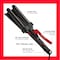 Revlon Wave Master Jumbo Waver (Three-Prong Jumbo Barrels, Fourmaline Ceramic Coating, 30 Heat Settings Up to 190&deg;C), RVIR3056UKE