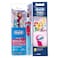 Oral-B Frozen Rechargeable Electric Toothbrush With Disney Princess Stages Power Replacement Brush Heads 1 PCS