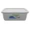 Kenpoly Rectangle Container 1L White