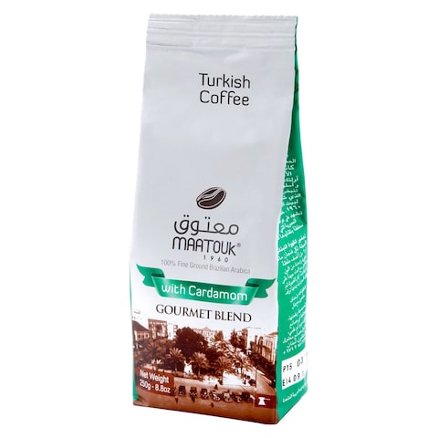 Buy Maatouk Lebanese Coffee With Cardamom Gourmet Blend 250g in UAE