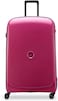 Delsey Paris Belmont Plus, Hard Suitcase, 4 Double Wheels, 82.5 X 52.5 X 35cm, L, Raspberry