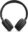 JBL Tune 520BT Wireless On-Ear Headphones, Pure Bass Sound, 57H Battery With Speed Charge, Hands-Free Call + Voice Aware, Multi-Point Connection, Lightweight And Foldable, Black, JBLT520BTBLKEU