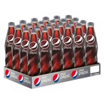 Buy Pepsi Diet Carbonated Soft Drink Glass Bottle 250ml Pack of 24 in Saudi Arabia