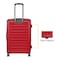 National Geographic Cruise 4 Wheel Hard Casing Luggage Trolley 79cm Burgundy