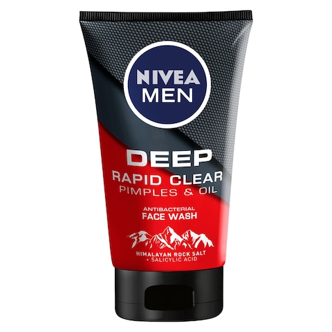 NIVEA MEN Deep Pimples And Oil Anti-Bacterial Face Wash 100ml