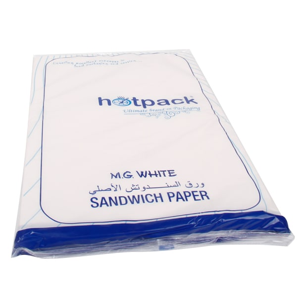 Buy Hotpack - Sandwich Paper - White - 800S Online | Carrefour UAE