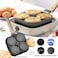 Multifunction 4-Hole Omelet Pan, No Oil-Smoke Breakfast Grill Wok Cooking Pot