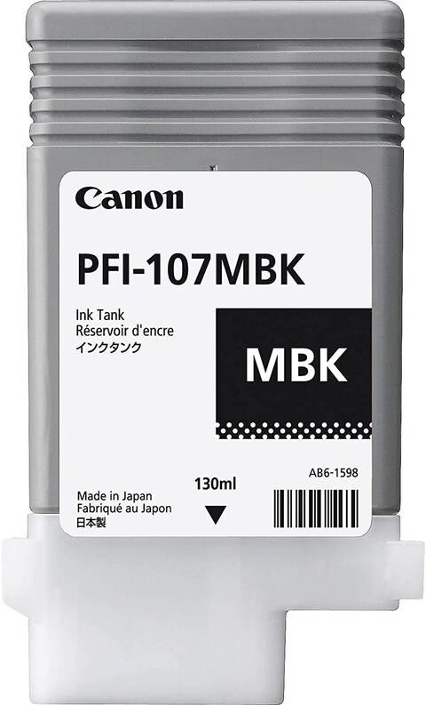 خرطوشة حبر (Pfi-107Mbk) من كانون