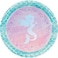 Creative Converting- Mermaid Shine Dinner Plates 8.75in 8pcs< >Multicolor< >