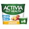 Activia Yogurt Peach 0% Fat 115g x Pack of 4
