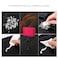 Generic-CK753 Large Capacity Makeup Brush Bag Case Cosmetic Pouch Storage Handle Organizer Travel,pink
