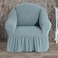 Fabienne Turkish Stretchable Jacquard Sofa Cover One Seater Grey Free Size