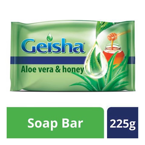 Geisha Long Lasting Soap Aloe Vera and Honey 225g