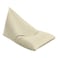 In House Ilkay Velvet Bean Bag Chair - Large - Light Beige