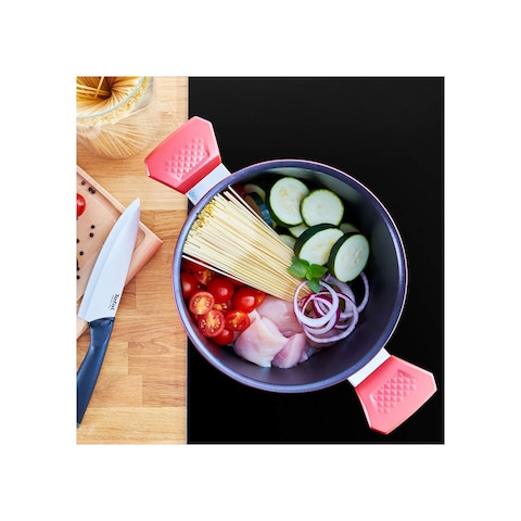 Tefal Expert Stewpot with Glass Lid - Size 26 - Red
