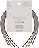 Scunci Effortless Beauty Skinny Plastic Headbands, Assorted Colors, 4-Count