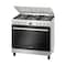 Bosch Gas Cooker 90x60 CM HGV1D0V50M Black Silver