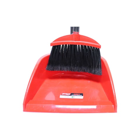 Pro Curvy Handle Dustpan with Brush