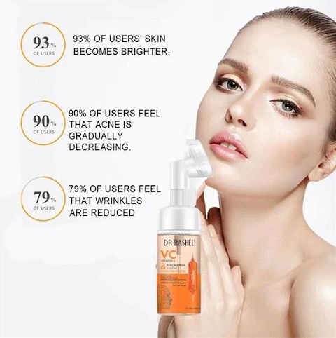 Dr.Rashel VC Vitamin C &amp; Niacinamide Essence Cleansing Mousse 125ml