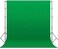Coopic 2 Pcs 1.5X3m Green Non-Woven Fabric Photo Photography Backdrop Background Cloth 5X10Ft