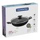 Tramontina Loreto Non-Stick Wok Pot With Lid Black 28cm