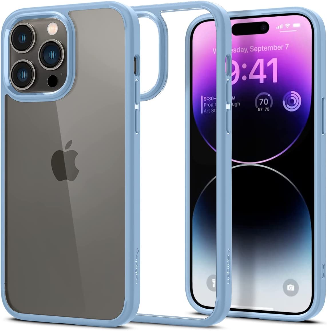 Spigen Ultra Hybrid designed for iPhone 14 Pro case cover - Sierra Blue