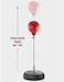 Sky Land Em 1846 Adjustable Professional Boxing Trainer Punching Stand, Red, M