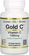 California Gold Nutrition, Gold C, Vitamin C, 1,000 mg, 60 Veggie Capsules